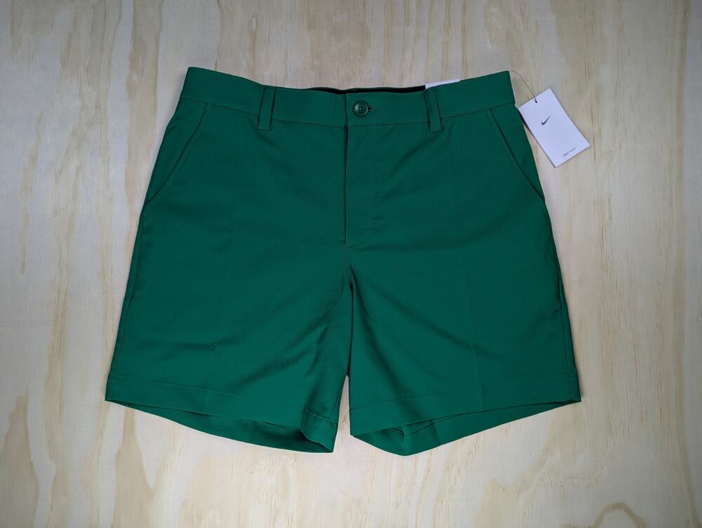 Nike Men's 34 Dri-Fit Golf Shorts Standard Fit Green NWT